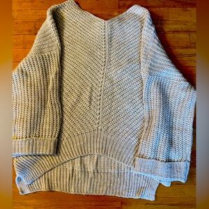 Knit oversized sweater